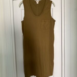 J. Crew army green Sleeveless Tank Top